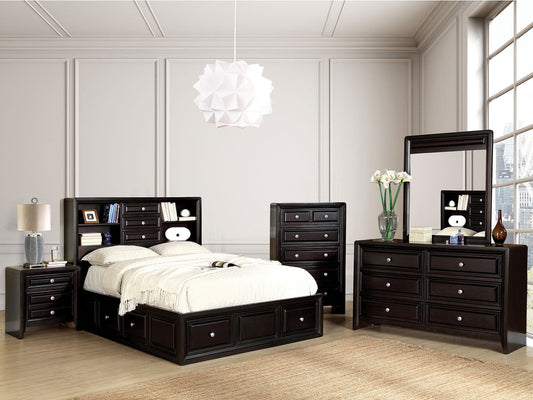 Yorkville Espresso 4 Pc. Queen Bedroom Set - ATL FURNITURE