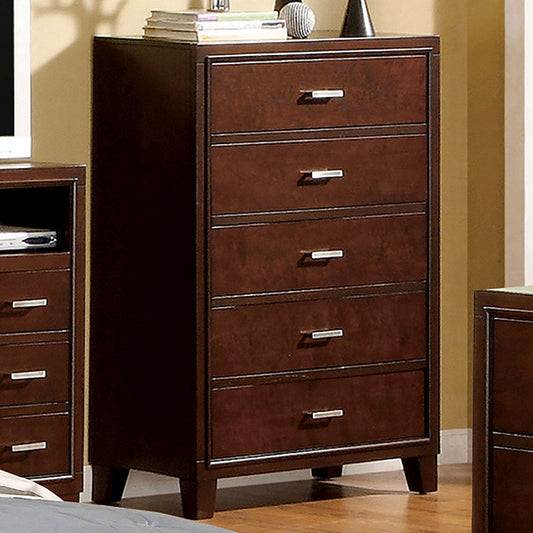 Gerico II Brown Cherry Chest - ATL FURNITURE