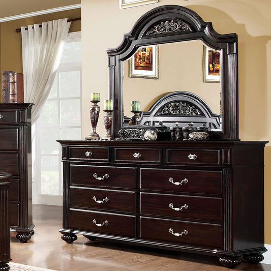 Syracuse Dark Walnut Dresser - ATL FURNITURE