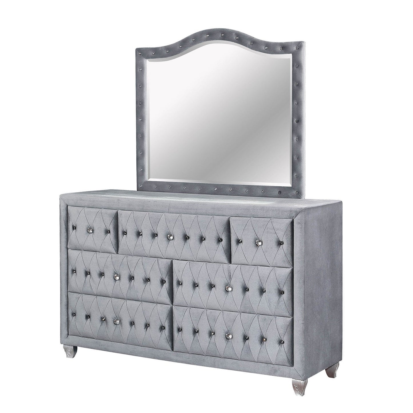 Alzir Gray Dresser - ATL FURNITURE