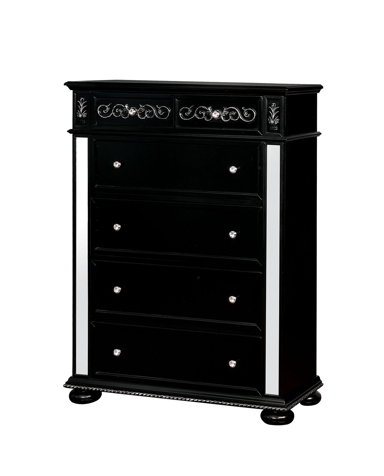 Azha Black Chest - ATL FURNITURE