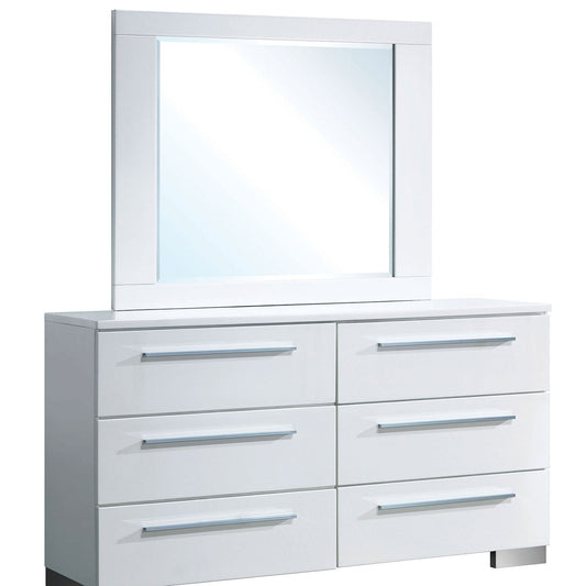 CLEMENTINE Glossy White Dresser - ATL FURNITURE