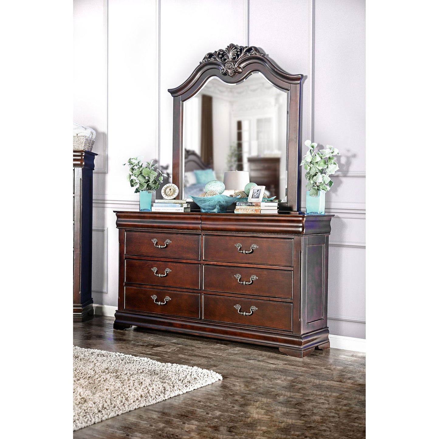 Mandura Cherry Dresser - ATL FURNITURE