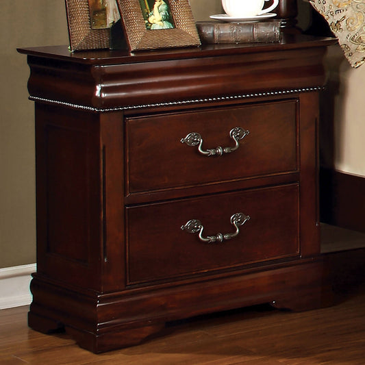 Mandura Cherry Night Stand - ATL FURNITURE