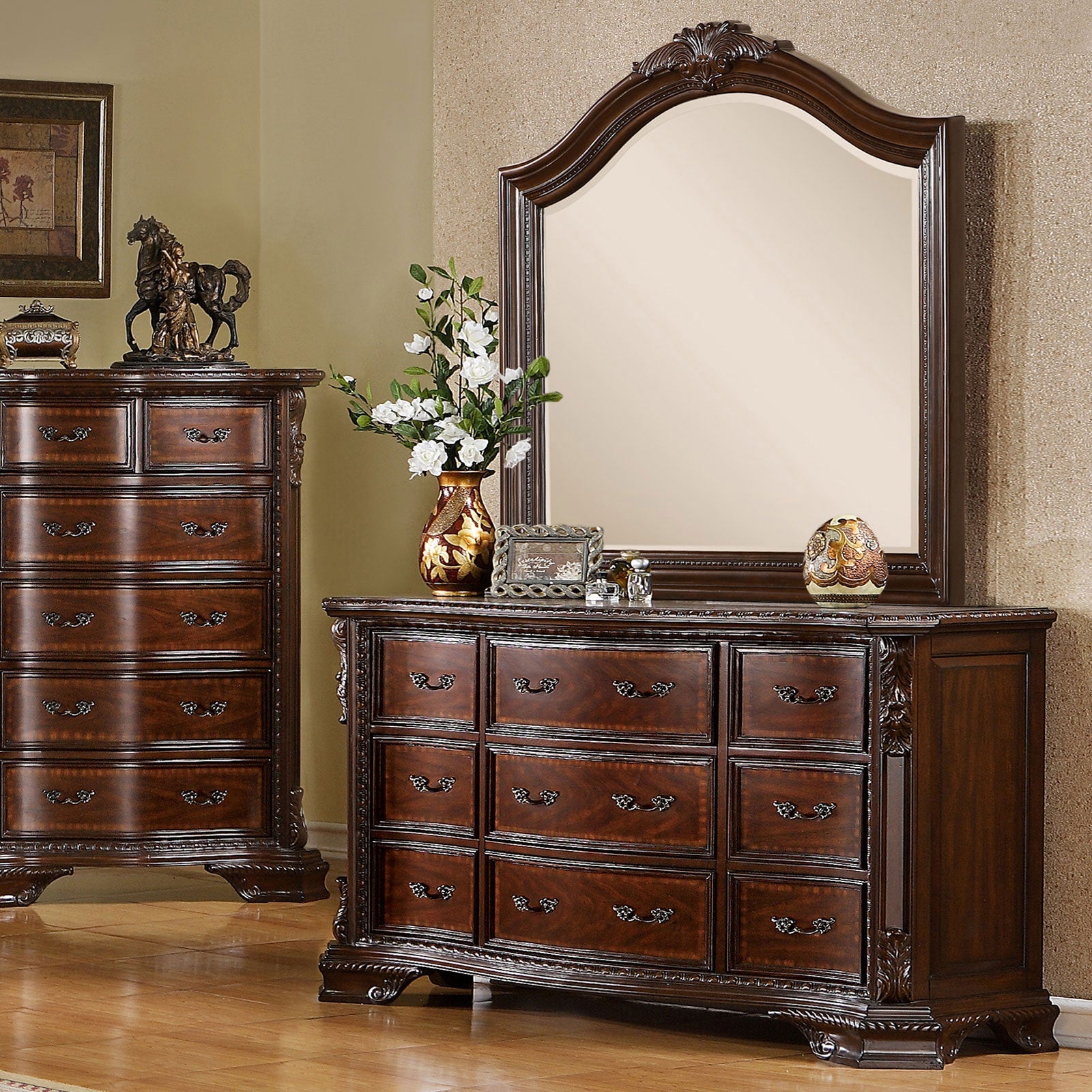 Monte Vista I Brown Cherry Dresser - ATL FURNITURE