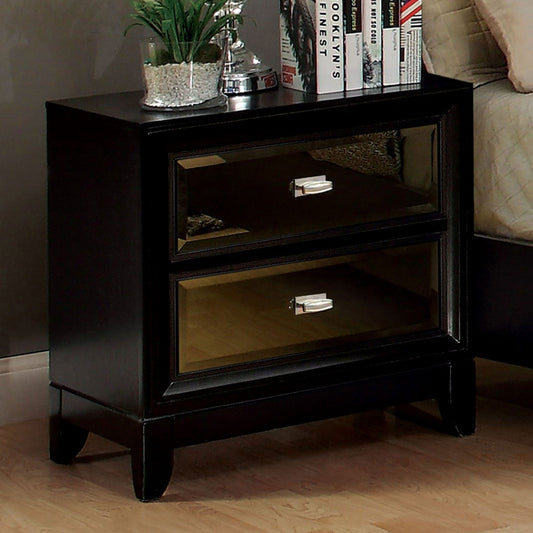 GOLVA Silver Night Stand - ATL FURNITURE