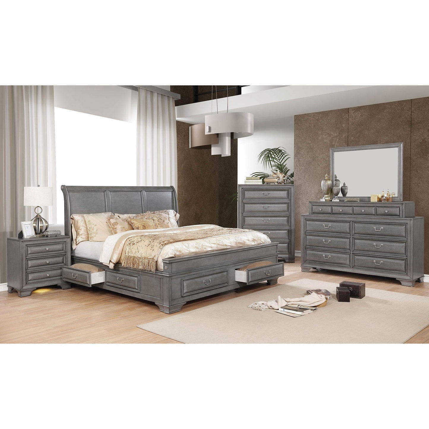 Katherine Gray 4 Pc. Queen Bedroom Set - ATL FURNITURE