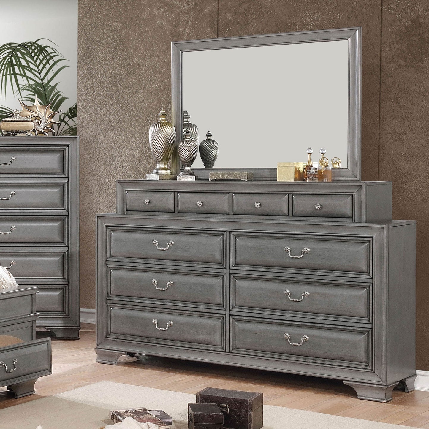 Brandt Gray Dresser - ATL FURNITURE