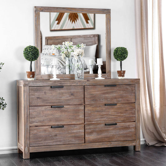 Wynton Weathered Light Oak Dresser - ATL FURNITURE