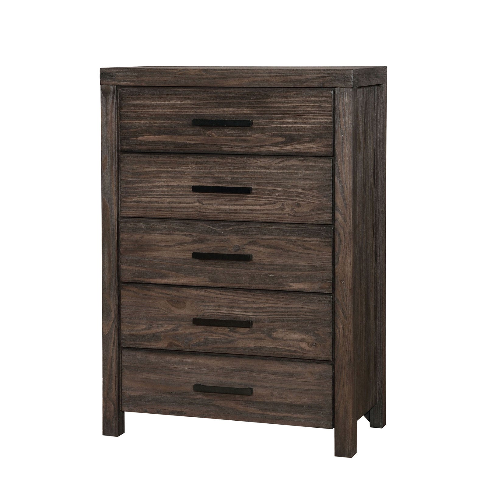 Rexburg Wire-Brushed Rustic Brown Chest - ATL FURNITURE