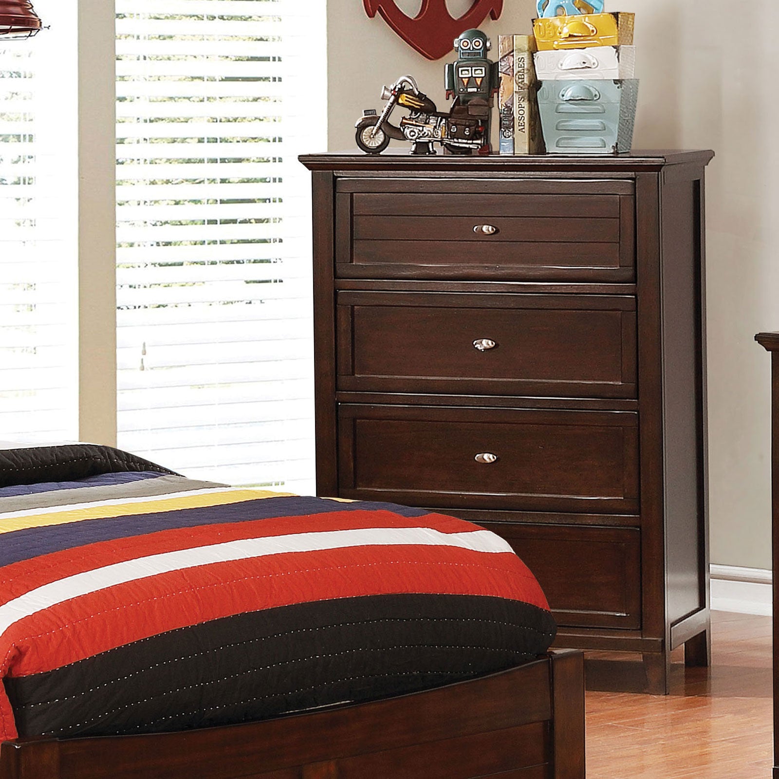 Brogan Brown Cherry Chest - ATL FURNITURE