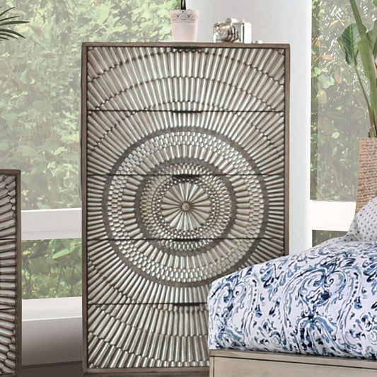 Kamalah Antique Gray Chest - ATL FURNITURE