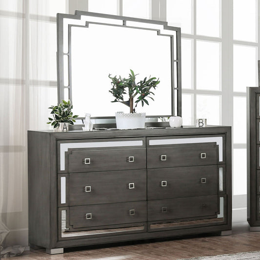 Jeanine Gray Dresser - ATL FURNITURE