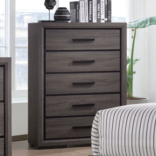 Conwy Gray Chest - ATL FURNITURE