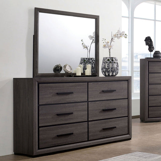 Conwy Gray Dresser - ATL FURNITURE