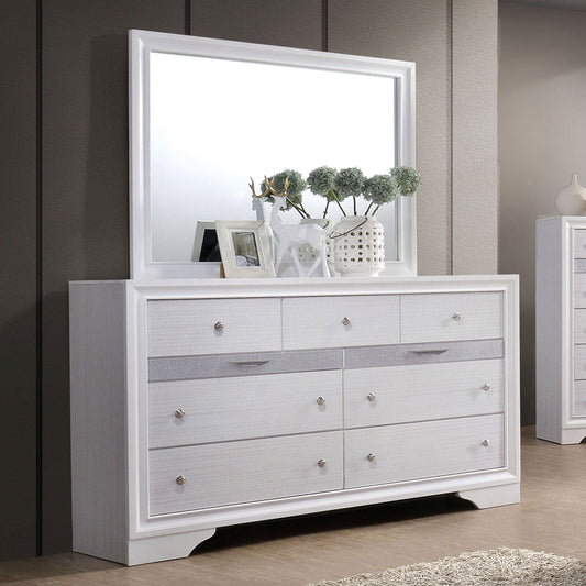 Chrissy White Dresser - ATL FURNITURE