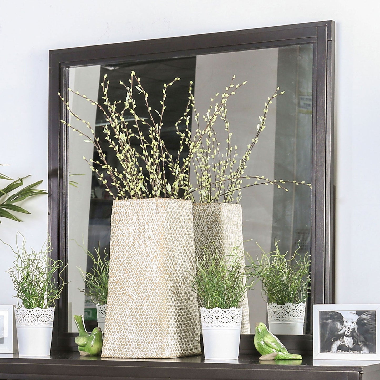 Berenice Espresso Mirror - ATL FURNITURE