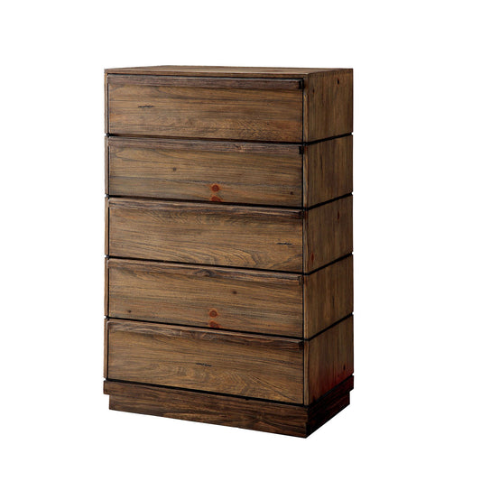 COIMBRA Rustic Natural Tone Chest - ATL FURNITURE