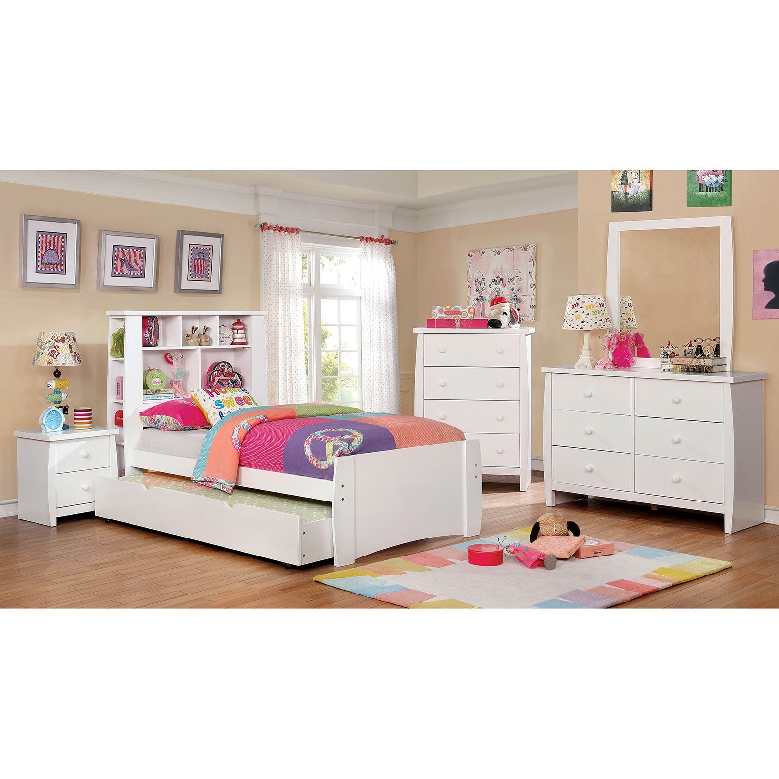 Marlee White 4 Pc. Full Bedroom Set - ATL FURNITURE