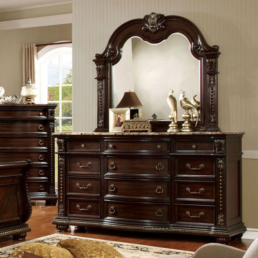 Fromberg Brown Cherry Dresser - ATL FURNITURE