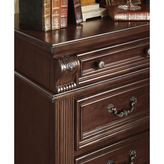 Esperia Brown Cherry Night Stand - ATL FURNITURE