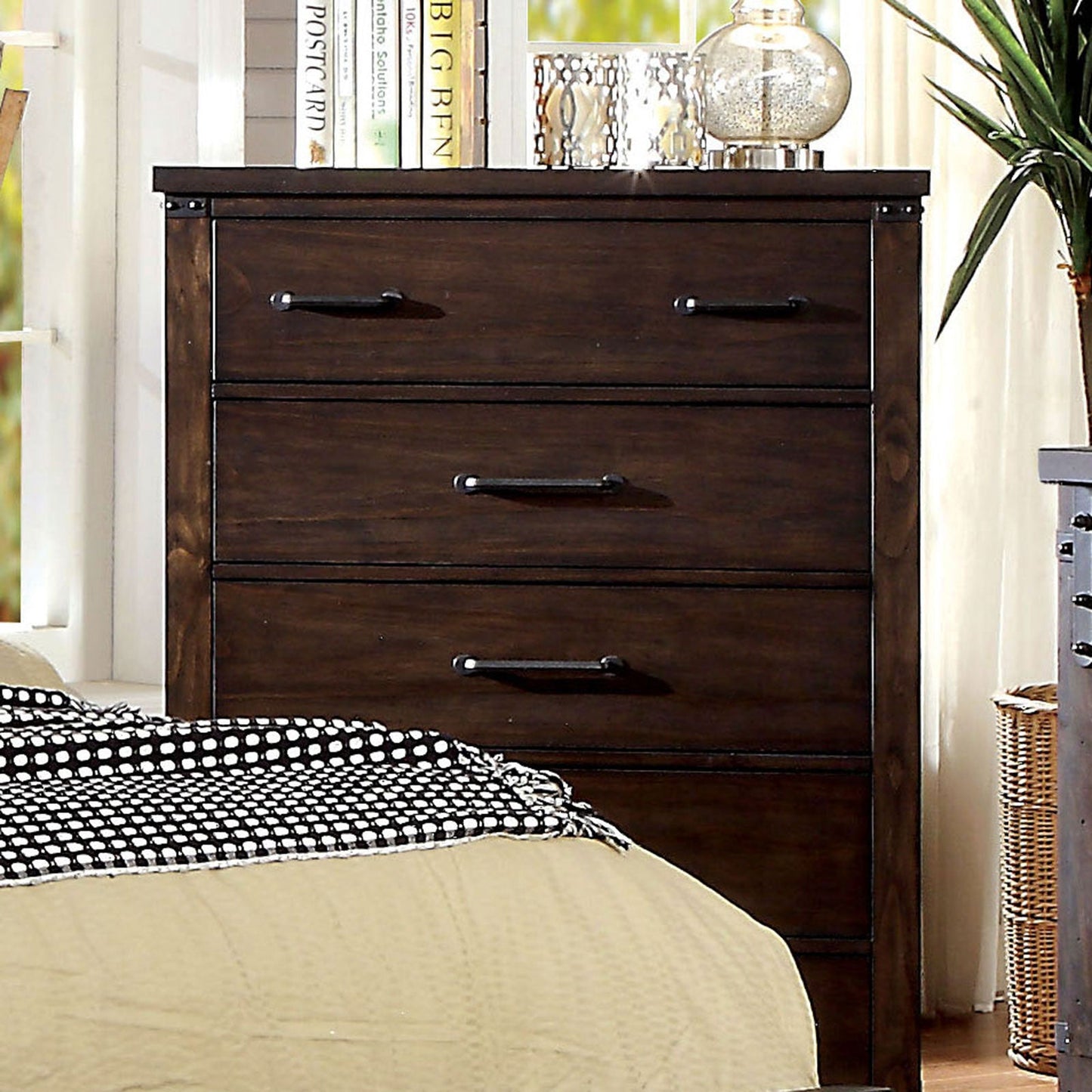 Bianca Dark Walnut Chest - ATL FURNITURE