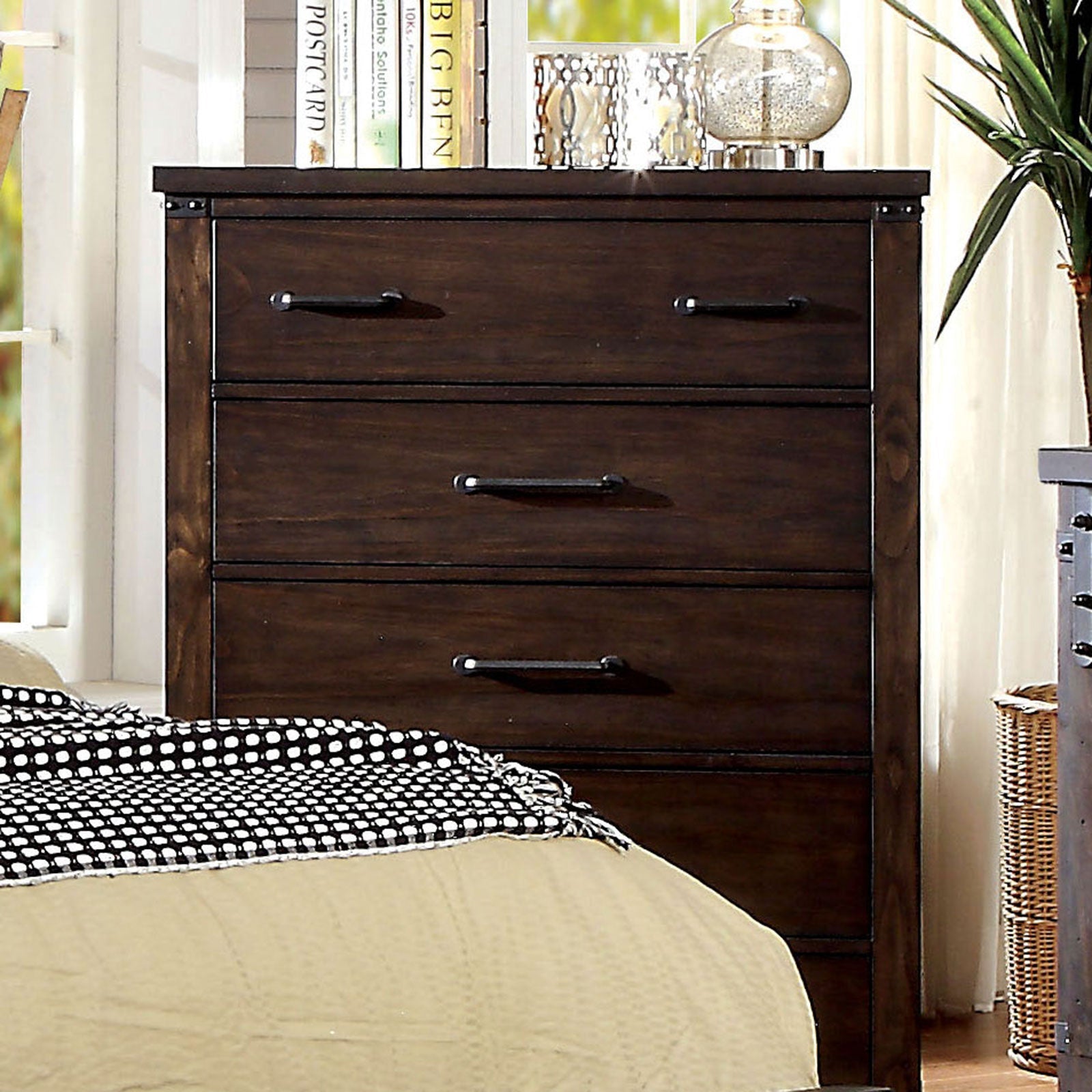 Bianca Dark Walnut Chest - ATL FURNITURE