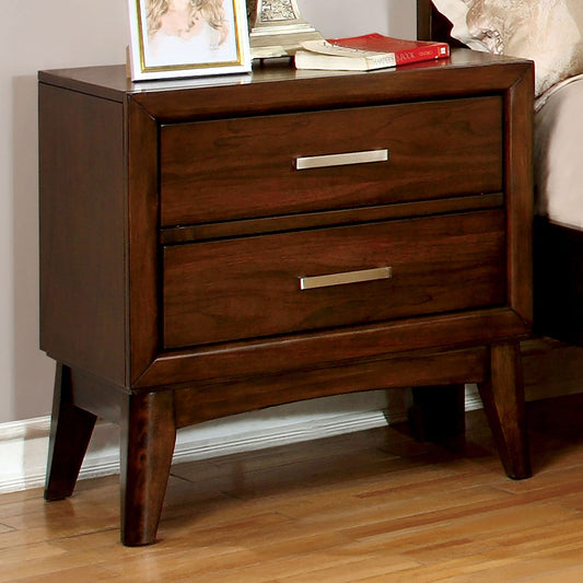 SNYDER Brown Cherry Night Stand - ATL FURNITURE