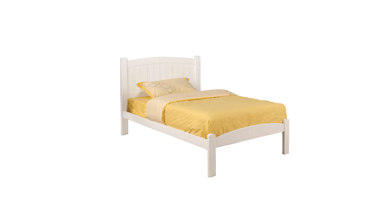 Caren White Full Bed - ATL FURNITURE