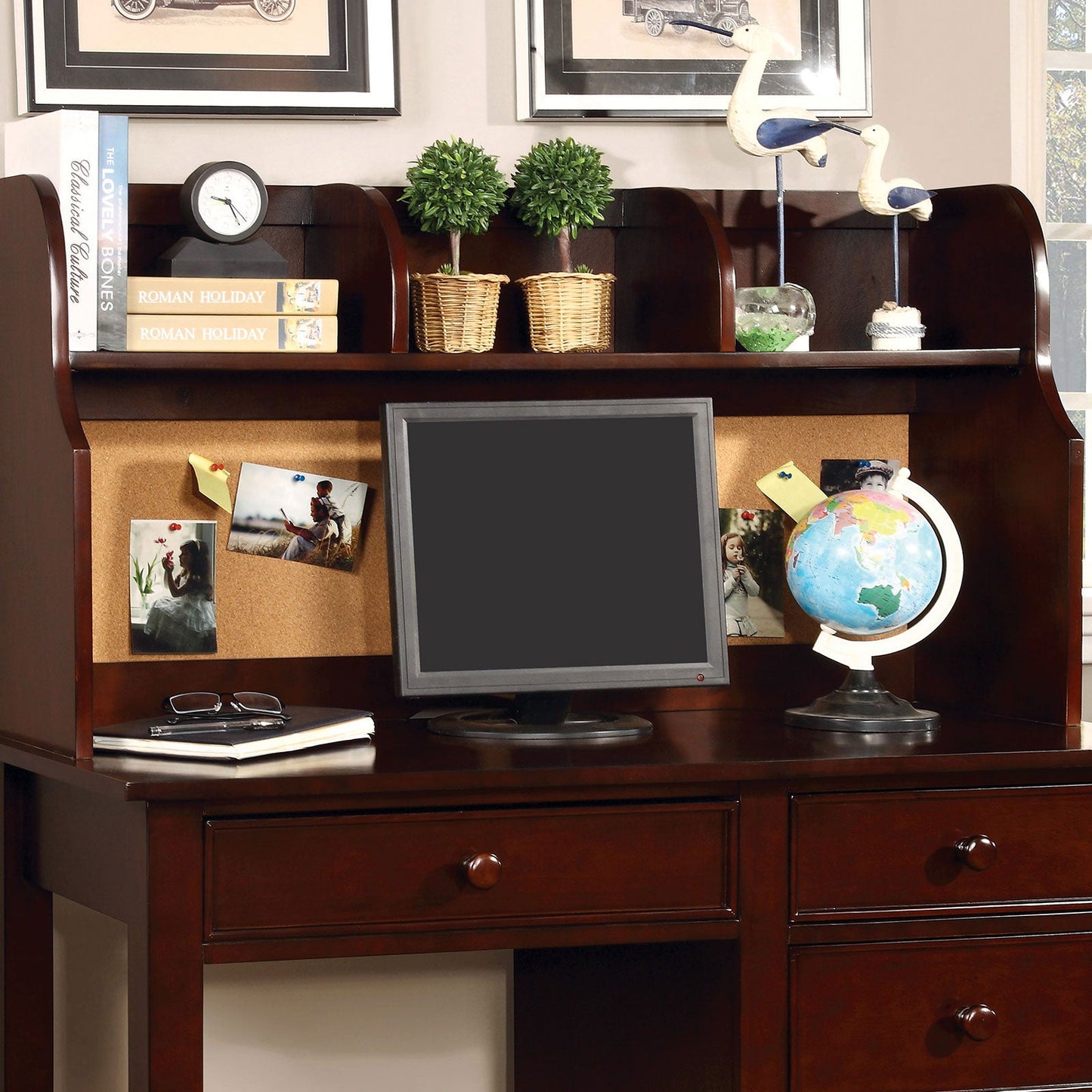 Omnus Cherry Hutch - ATL FURNITURE