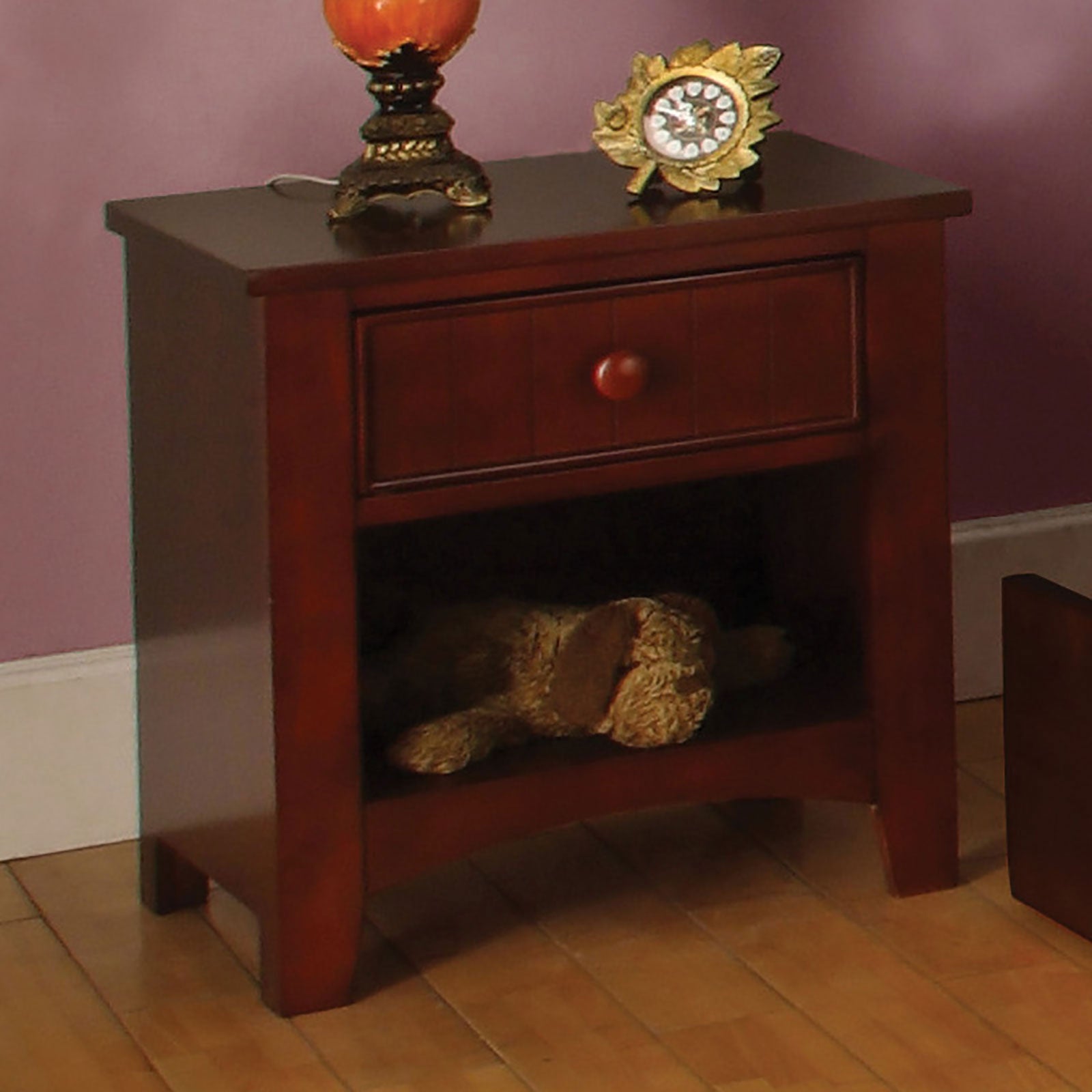 Cara Cherry Night Stand - ATL FURNITURE