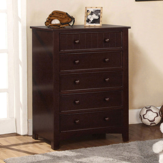 Corry Dark Walnut Chest - ATL FURNITURE