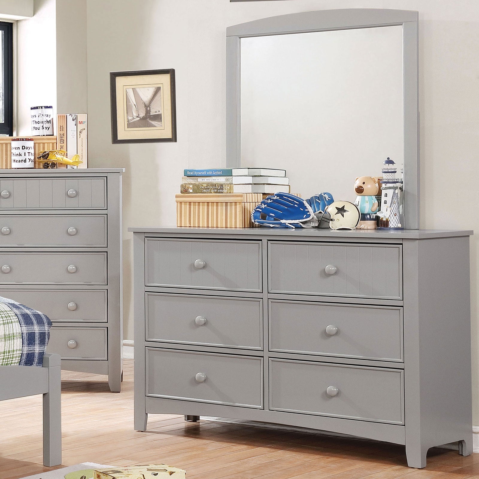 Caren Gray Dresser - ATL FURNITURE