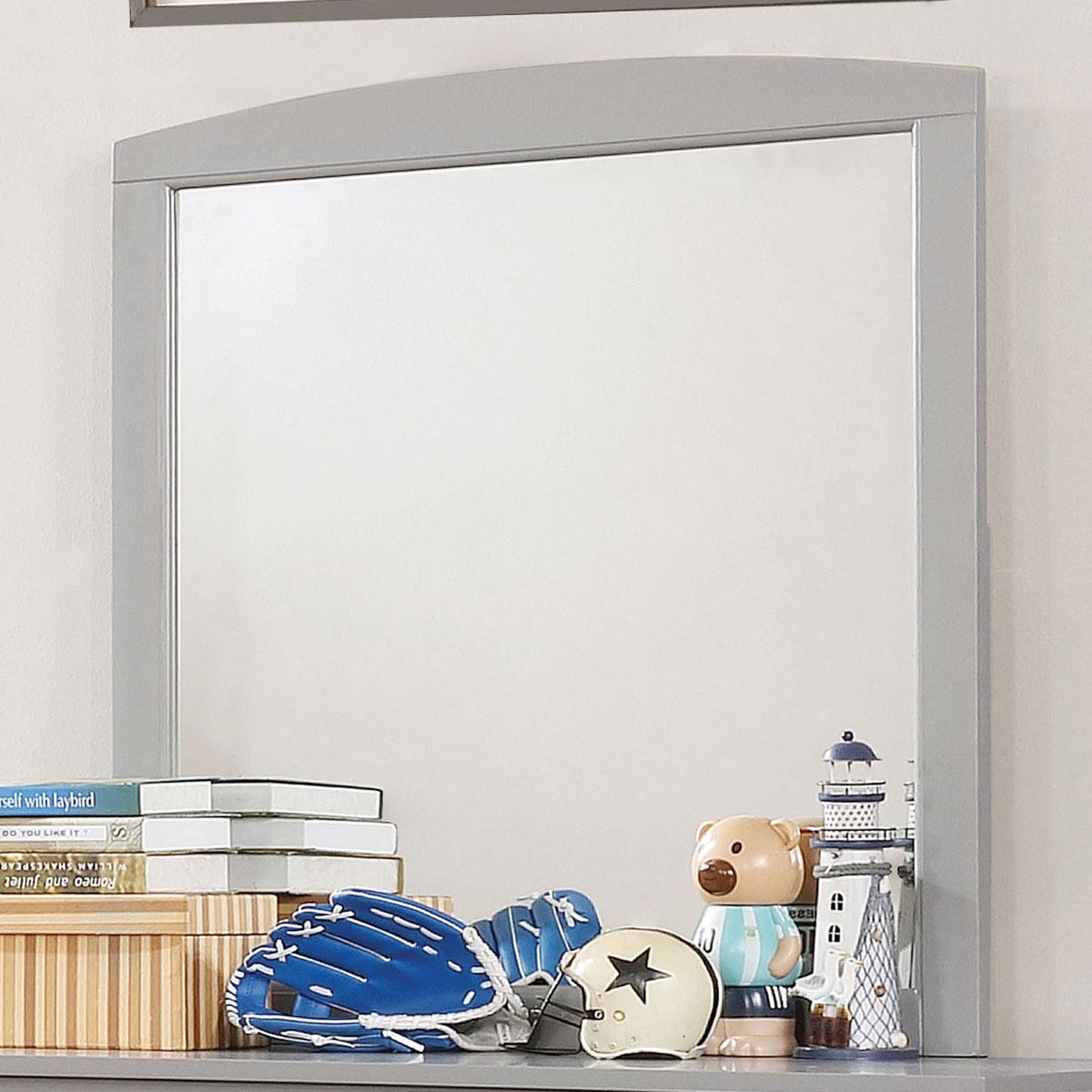 Caren Gray Mirror - ATL FURNITURE