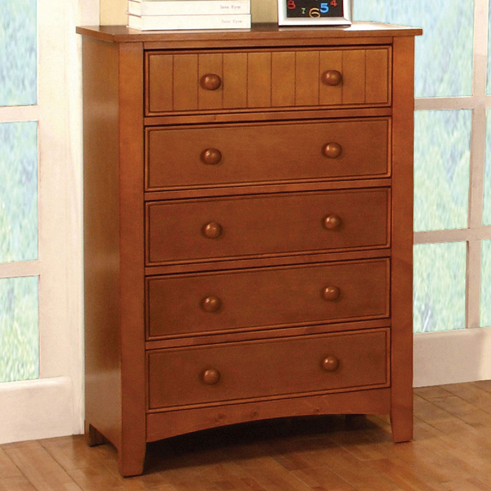 Omnus Oak Chest - ATL FURNITURE