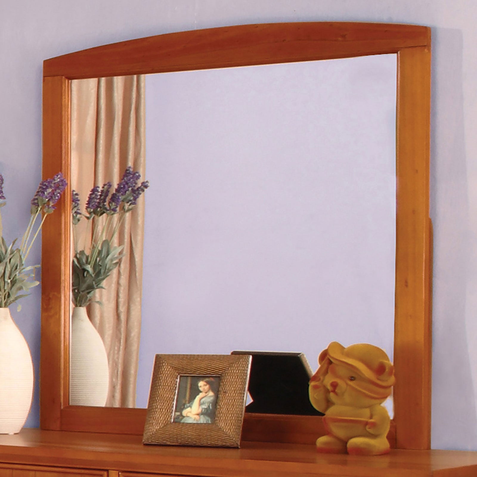 Omnus Oak Mirror - ATL FURNITURE