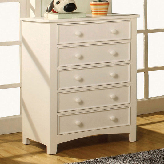 Corry White Chest - ATL FURNITURE