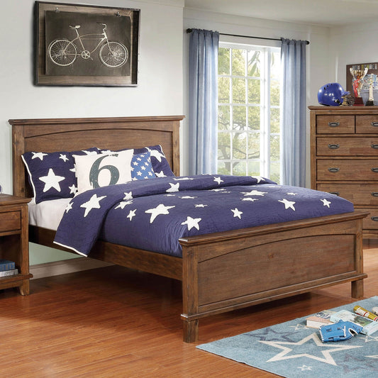 Colin Dark Oak Full Bed - ATL FURNITURE