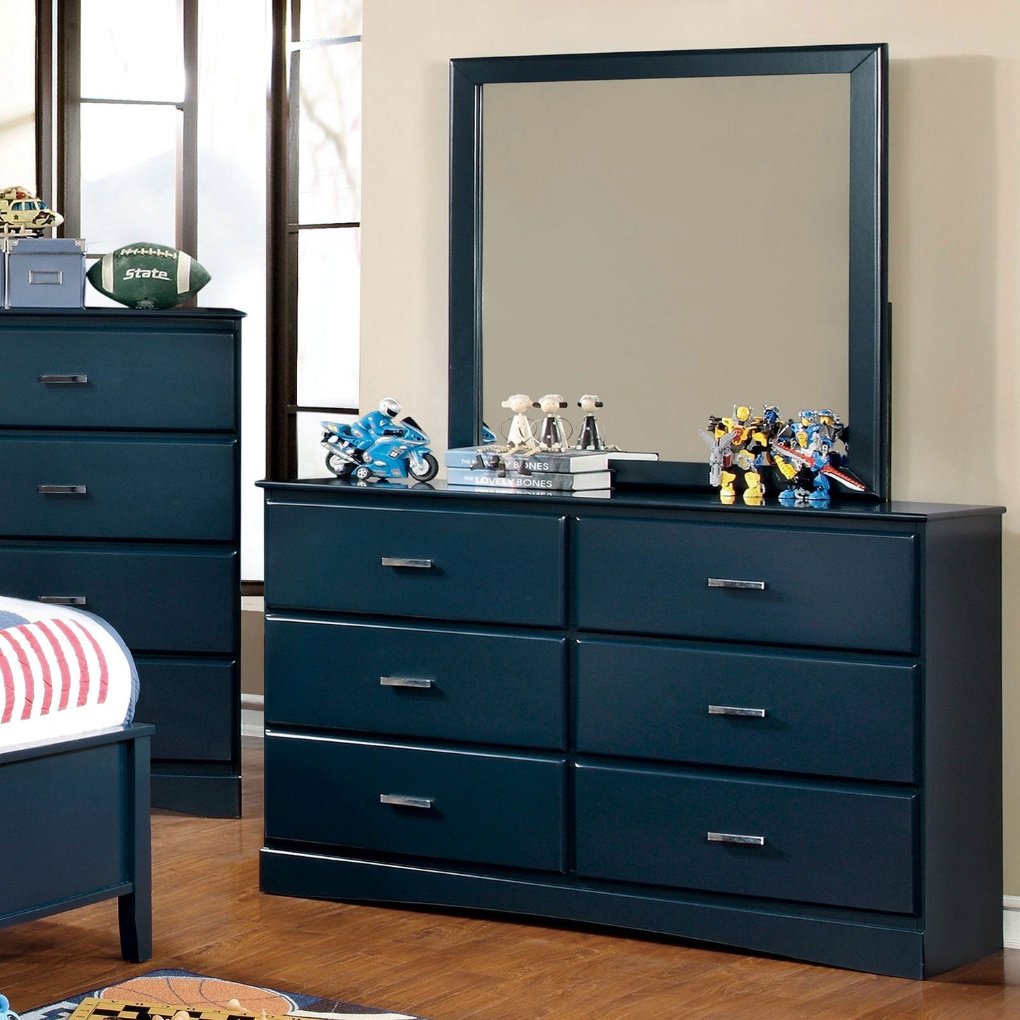 PRISMO Blue Dresser - ATL FURNITURE