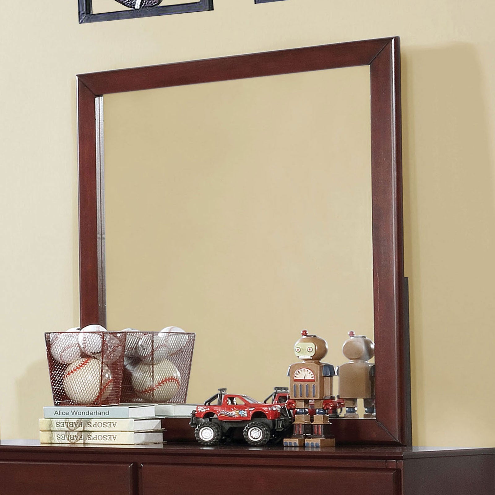 Prismo Cherry Mirror - ATL FURNITURE