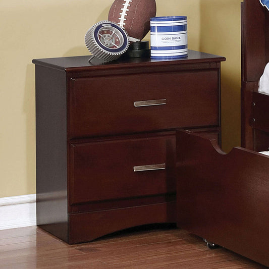 Prismo Cherry Night Stand - ATL FURNITURE