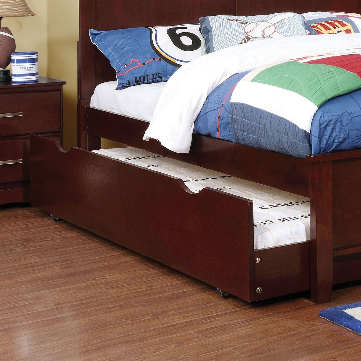 Prismo Cherry Trundle - ATL FURNITURE