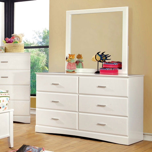 PRISMO White Dresser - ATL FURNITURE