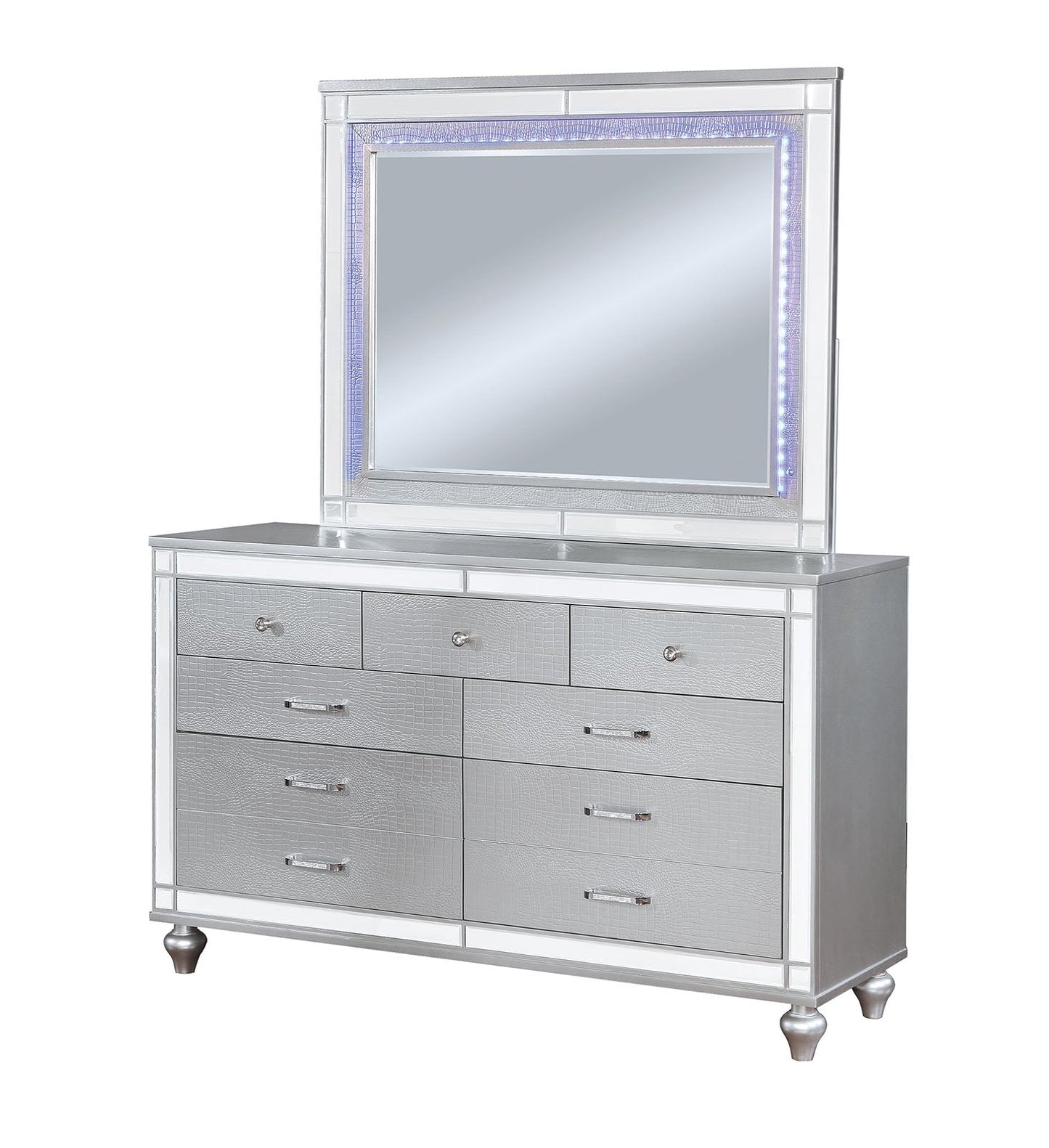 Brachium Silver Dresser - ATL FURNITURE