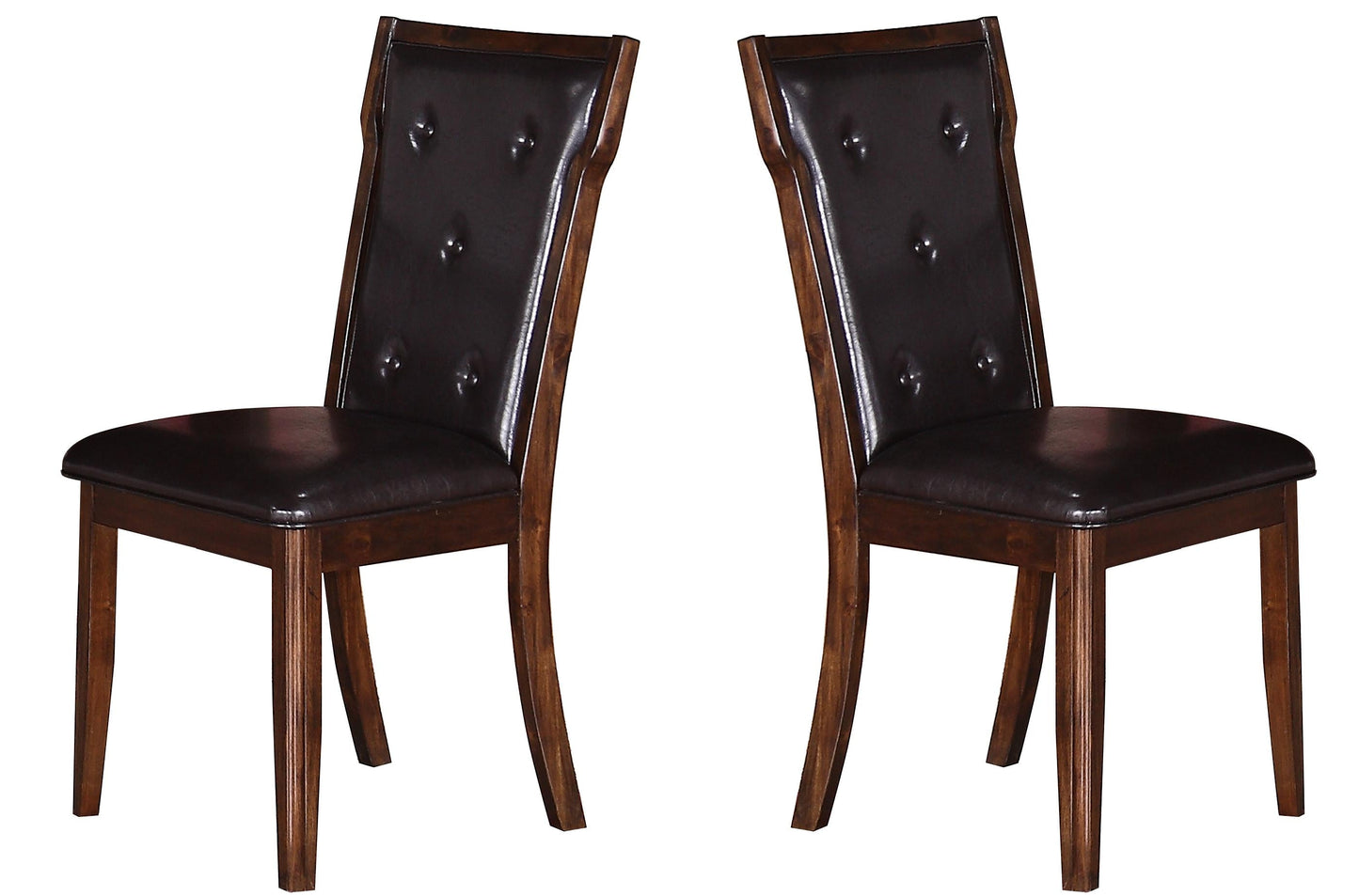 Pam Transitional Style Dining Chair in Espresso finish Wood - ATL FURNITURE