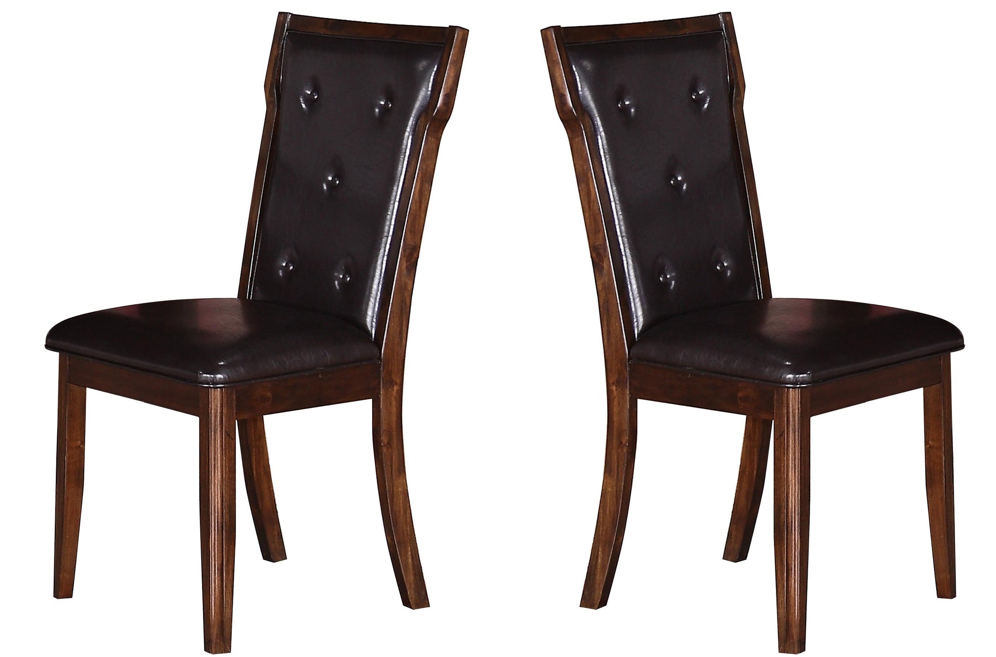 Pam Transitional Style Dining Chair in Espresso finish Wood - ATL FURNITURE