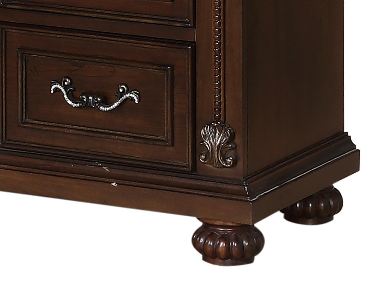 Destiny Traditional Style Dresser in Cherry finish Wood - ATL FURNITURE