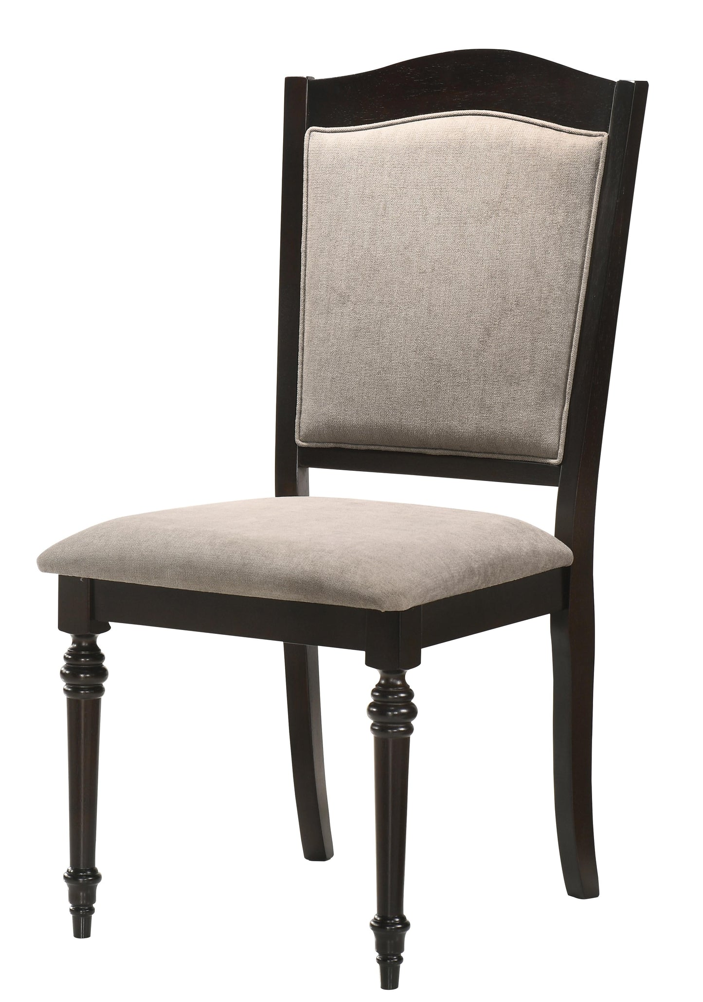 Windsor Contemporary Style Dining Chair in Chocolate finish Wood - ATL FURNITURE