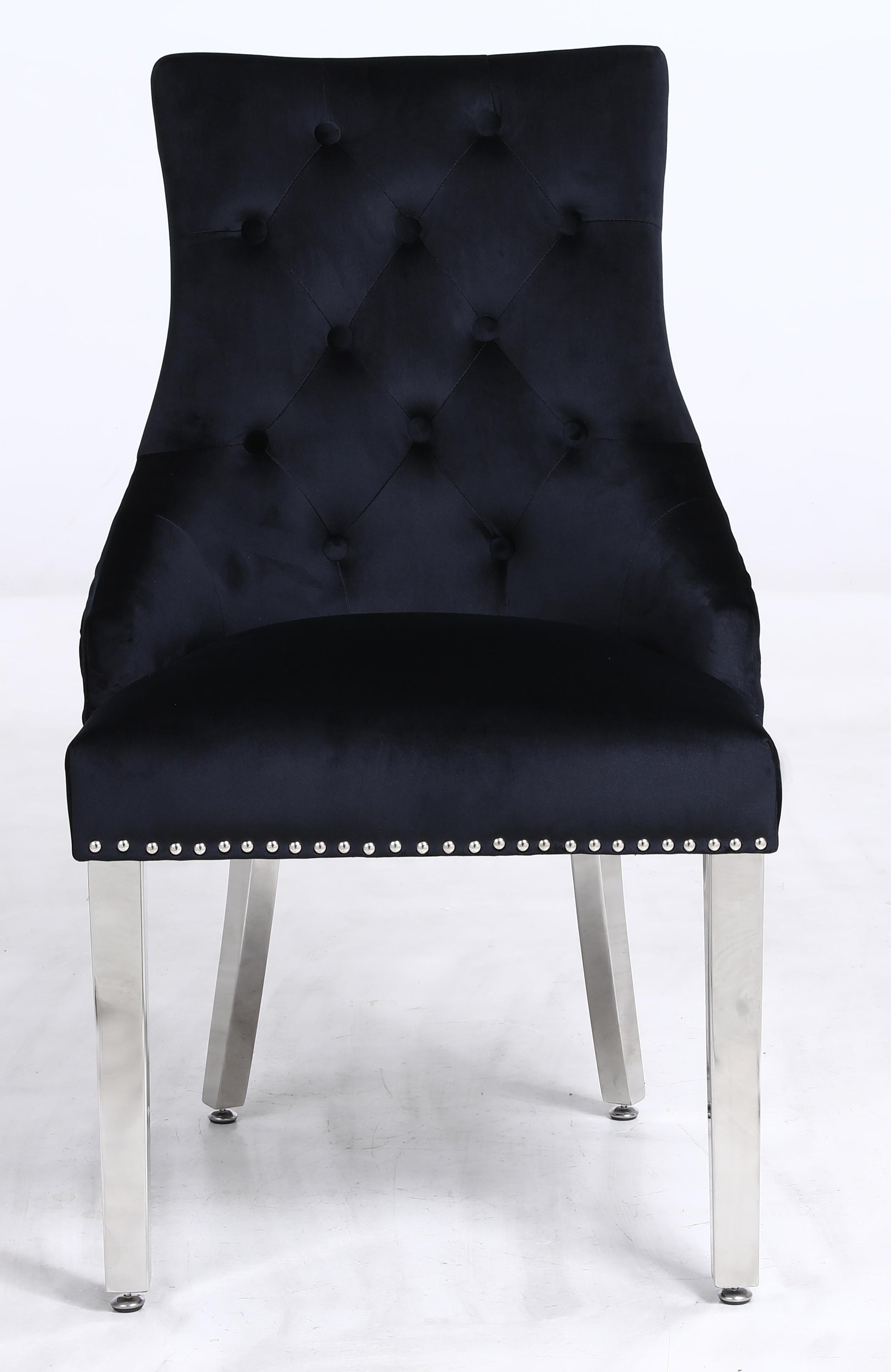 Leo Transitional Style Black Accent Chair - ATL FURNITURE