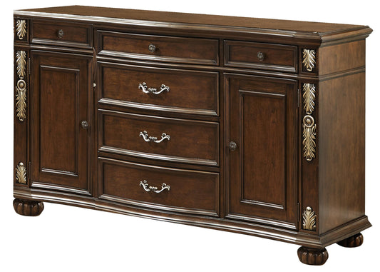 Rosanna Traditional Style Dining Buffet in Cherry finish Wood - ATL FURNITURE